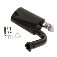 EMPI 3259 Black w/ Stainless Steel Tip Sideflow Muffler Only, For EMPI 3256 & 3257 Exhaust Systems EMPI 3259 Black w/ Stainless Steel Tip Sideflow Muffler Only, For EMPI 3256 & 3257 Exhaust Systems