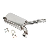 EMPI 3481 Stainless Steel Sideflow Muffler Only, Fits EMPI P/N 3448 Exhaust System EMPI 3481 Stainless Steel Sideflow Muffler Only, Fits EMPI P/N 3448 Exhaust System