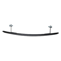 EMPI 13-5/8" Convex Rear View Mirror Black - Baja Dune Buggy Rail UTV - 00-4587