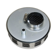 EMPI 8674 Chrome Louvered Air Cleaner 5-1/2"/ 3"Tall 2" Neck Fits VW Bug Bus Ghia EMPI 8674 Chrome Louvered Air Cleaner 5-1/2"/ 3"Tall 2" Neck Fits VW Bug Bus Ghia