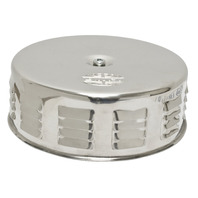 EMPI 8674 Chrome Louvered Air Cleaner 5-1/2"/ 3"Tall 2" Neck Fits VW Bug Bus Ghia EMPI 8674 Chrome Louvered Air Cleaner 5-1/2"/ 3"Tall 2" Neck Fits VW Bug Bus Ghia