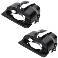 EMPI 8990 Black Dual Port Cylinder Tins Pair for VW Air Cooled Engine