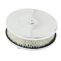 EMPI 9183 5-1/2" 2-1/2" Tall, Chrome Air Cleaner 2" Neck, w/Paper Element, Dune Buggy EMPI 9183 5-1/2" 2-1/2" Tall, Chrome Air Cleaner 2" Neck, w/Paper Element, Dune Buggy