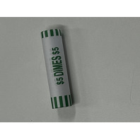 Unsearched Dime Bank Roll | Find Silver Dimes & Mercury Dimes!