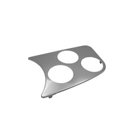 EMPI 14-1002 Dash Panel, 3 Gauge Hole 2-1/16, Chrome for Dune Buggy Sand Rail