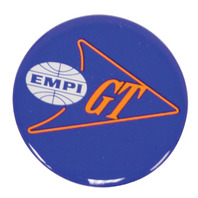 EMPI 17-2993 GT Logo Stickers – Set of 4, 42.86mm Wheel Cap Decals