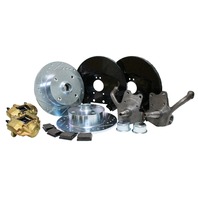 Front Disc Brake Kit w/ Stock-Style Spindles, Ball Joint, 4x130 with 14x1.5mm threads Front Disc Brake Kit w/ Stock-Style Spindles, Ball Joint, 4x130 with 14x1.5mm threads