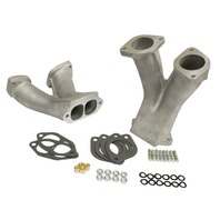 Stage 2 Match-Ported Tall Manifolds for 48/51 EPC/IDA Carburetors, Pair Stage 2 Match-Ported Tall Manifolds for 48/51 EPC/IDA Carburetors, Pair