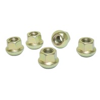 Zinc Lug Nuts, M12-1.5, Ball Seat, Set of 5 Zinc Lug Nuts, M12-1.5, Ball Seat, Set of 5