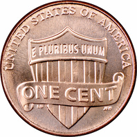 $15 8 lbs Zinc Pennies Sack 1982&ndash;2025 Lincoln Memorial & Shield Cent