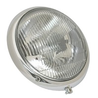Headlight Assembly, Hella, Compatible with VW Early Bug Thru 66, 50-55 356, All 356 A/B/C Headlight Assembly, Hella, Compatible with VW Early Bug Thru 66, 50-55 356, All 356 A/B/C