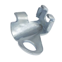EMPI 98-8652 Left Rear Emergency Brake Cable Bracket, Type 1 49-79, Ghia 56-74, Type 3 62-73, Type 4 69-74, Each EMPI 98-8652 Left Rear Emergency Brake Cable Bracket, Type 1 49-79, Ghia 56-74, Type 3 62-73, Type 4 69-74, Each