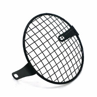 5.75" Motorcycle Headlight Grille Cover Mesh Grid Guard Cafe Racer Sportster