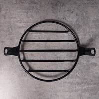 5.75" Motorcycle Headlight Grille Cover Guard Black 5-Bar Cafe Racer Sportster