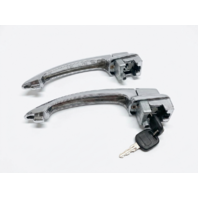 Keyed Alike Locking Door Handles Pair &ndash; Fits VW Beetle 1960&ndash;63 &ndash; Replaces 113898205C