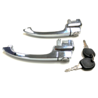 VW Volkswagen Beetle Locking Door Handles, Keyed Alike Pair, 64-66 113898205D VW Volkswagen Beetle Locking Door Handles, Keyed Alike Pair, 64-66 113898205D