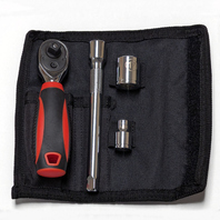 Portable Micro Ratchet Socket Wrench Set EDC Pocket Tool Kit with Storage Pouch