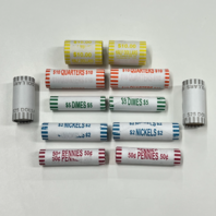 Mega Coin Roll Hunting Starter Pack - 12 Unsearched Bank Rolls -  Find & Collect