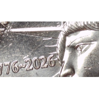 2026 P Enduring Liberty Half Dollar BU Uncirculated Mint Die Clash Error W/Bonus Coin