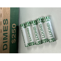 2026-D Emerging Liberty Dime - 5 Uncirculated (250 Coins) Sealed Bank Rolls