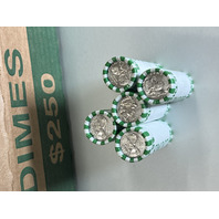 2026-D Emerging Liberty Dime - 5 Uncirculated (250 Coins) Sealed Bank Rolls