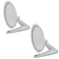 1964‑66 Mustang Exterior Chrome Mirrors Pair | Left & Right Side | Diecast | New