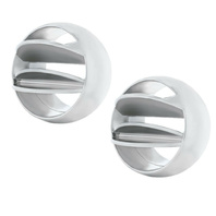 Chrome A/C Vent Ball Pair Compatible with 1967‑1972 Chevy GMC Truck &ndash; Left/Right