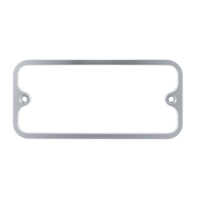 Side Marker Bezel Kit Clear Anodized 4‑Piece Fits 1968‑72 C/K Trucks