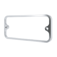 Side Marker Bezel Kit Clear Anodized 4‑Piece Fits 1968‑72 C/K Trucks
