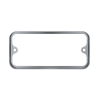 Side Marker Bezel Kit Clear Anodized 4‑Piece Fits 1968‑72 C/K Trucks