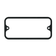 Side Marker Bezel Kit Black Anodized 4‑Piece Fits 1968‑72 C/K Trucks