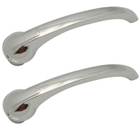 Inside Door Handles, Chrome, Pair, Compatible with GM/Chevy 1942-1948