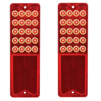 1967&ndash;72 Chevy/GMC Sequential LED Tail Light Pair &ndash; 20 LED, Plug‑and‑Play