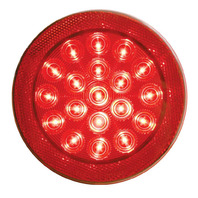 1984&ndash;1990 Corvette LED Tail Light Pair &ndash; Red Lens, 19‑LED, Direct Replacement