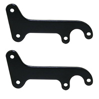 Black Tail Light Brackets, Pair Fits Ford Truck 1936-1956, Model A Lights, Street Rods, Hot Rods, Custom