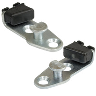 Door Striker Plates, Pair for VW Type 2 Bus 67-79 Thing 1973-74