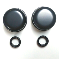 Pair of Steel Valve Cover Rubber Grommet Plug Breather 1/" ID /& 1-1//4/" OD Ford