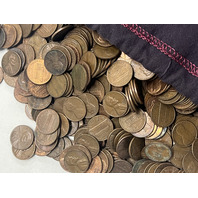 10 lbs Lincoln Memorial 95% Copper Pennies 1959-1982 Bulk Bullion Lot