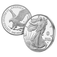 2025 American Eagle Silver Proof Coin - U.S. Navy 250th Anniversary - On Hand