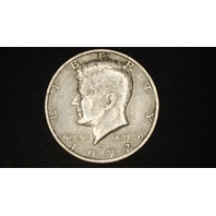 1972-D Kennedy Half Dollar 50c -No FG error reverse
