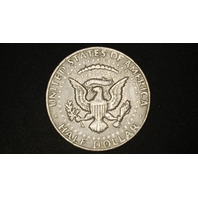 1972-D Kennedy Half Dollar 50c -No FG error reverse