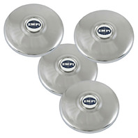 EMPI Stock Style Hub Cap with EMPI Emblem, Set of 4 for Late 4-Lug VW Bug Wheels