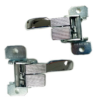 Chrome Inside Door Handle Pair for VW Bus, Ghia, Super Beetle Conv. 69&ndash;74; Porsche 914 70&ndash;76 &ndash; 411837071/072