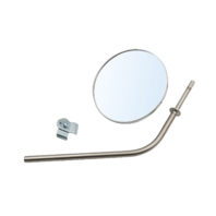 Round Chrome Mirror Pair Fits VW Bus 1950-1967 Left & Right Side Replacement