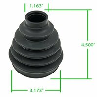 934 CV Boot Pair &ndash; Neoprene, Off‑Road Long‑Travel, High‑Angle Suspension