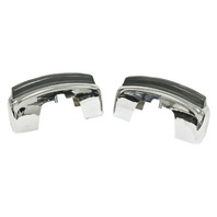 Chrome Bumper Guards Set Front & Rear for 1968-73 VW Type 1 Bug & Super Beetle