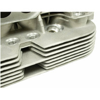 Dual‑Port Cylinder Heads, Pair - 85.5mm Bore - W/ Valves & Springs Fits VW 1600