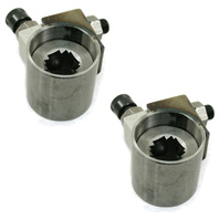 Front Torsion Beam Adjusters (Pair) &ndash; Fits VW Beetle/Ghia 1966&ndash;1977 &ndash; Ball‑Joint Front End