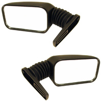 Mini Spyder Mirrors, Pair, Clear Glass, Fits Left or Right, For Dune Buggy