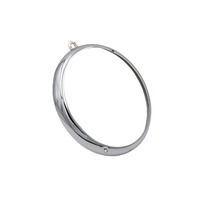 Headlight Rims, Pair with Screws At 2&7 O-Clock for VW Early Type 1 & 2